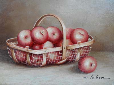 108-T1 | 12cm x 18 cm | panier de pomme 